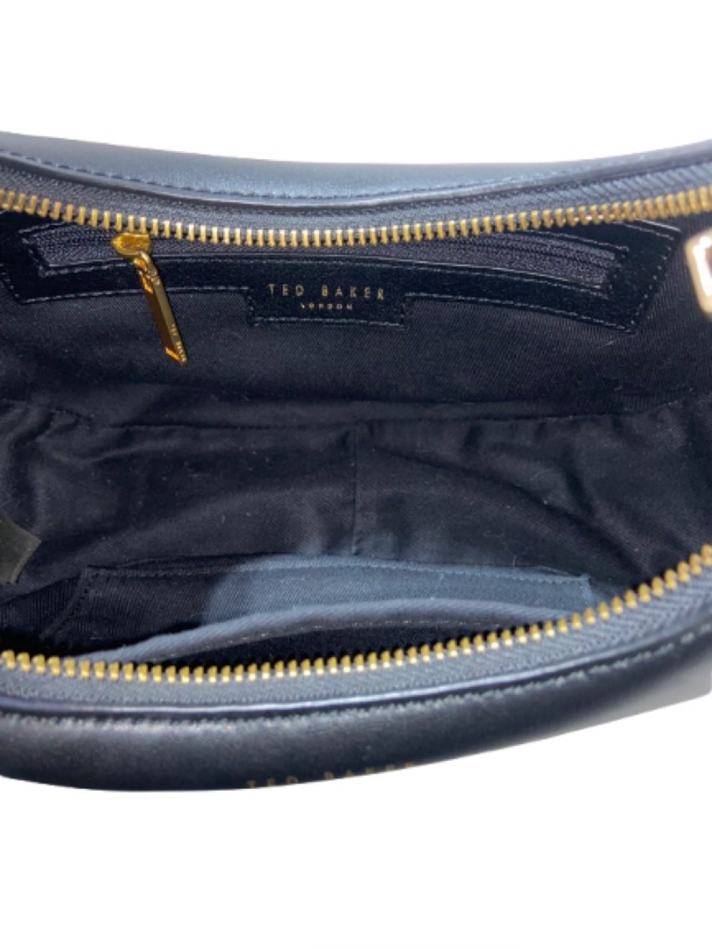 Ted Baker Kaelyin Mini Studded Baguette Bag in black, - Picture 6 of 6